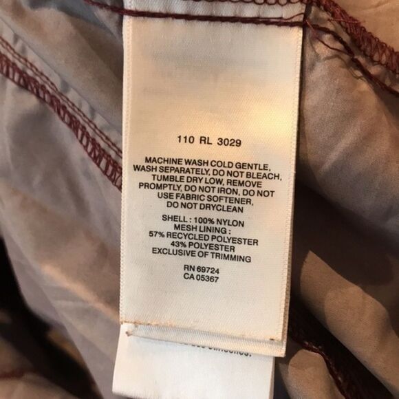 Columbia Burgundy Zip-Up Windbreaker Jacket - Picture 9 of 9